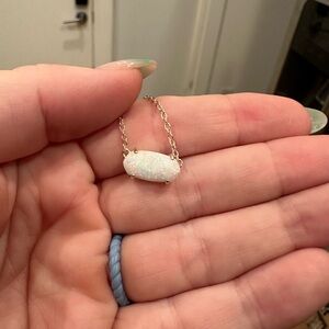 Kendra Scott- Elegant White Opal Necklace